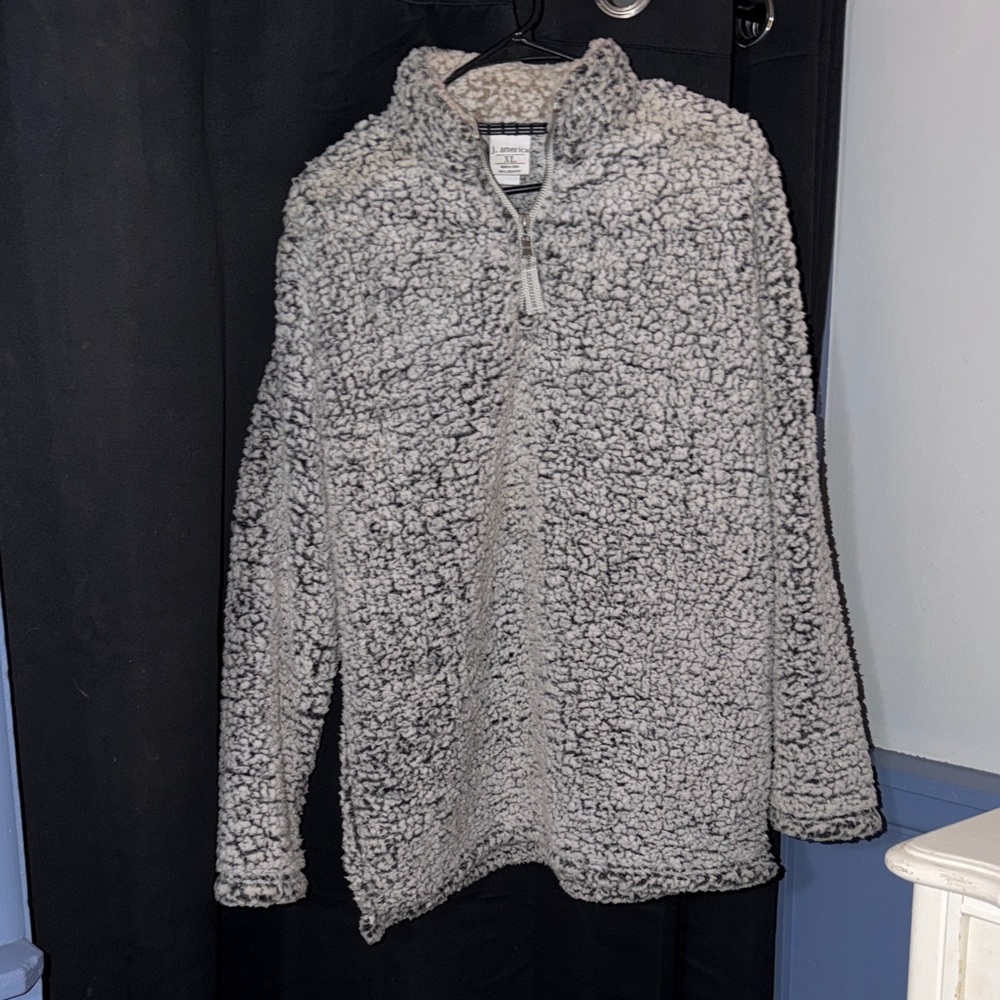 J. America Gray Sherpa Jacket